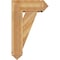 Ekena Millwork Traditional Arts and Crafts Rough Sawn Bracket w/ Offset Brace, Western Red Cedar, 8"W x 20"D x 32"H BKT0806X20X32TRA03RWR - alternate 2